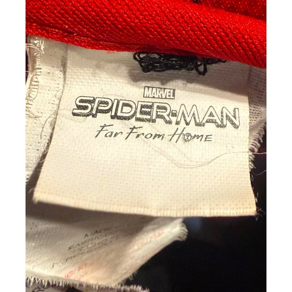 Marvel Spider-Man Far From Home Padded Muscle Costume Kids Red Blue Jumpsuit
